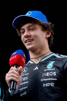 July 23, 2026, Mogyorod, Pest, Hungary: World Championship, WM, Weltmeisterschaft Leader Andrea Kimi Antonelli(mercedes amg petronas F1 team) during his interview with sky at F1 Louis Vuitton Hungary Grand prix at Hungaroring(Mogyorod,Pest,Hungary) on Thursday July,23,2026 Mogyorod Hungary - ZUMAp257 20260723_zip_p257_001 Copyright: xCristopherxPonsox