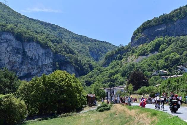 Tour de France 2026 Stage 18 ORCIERES-MERLETTE, FRANCE - JULY 23 : illustration picture during stage 18 of the 113rd edition of Tour de France an UCI World Tour 2.UWT cycling road race stage for Men Elite of 185 km with start in Voiron and finish in Orcieres-Merlette on July 23, 2026 in Orcieres-Merlette, France, 23 07 2026 Orcieres-Merlette France  Copyright: xPetexGodingx