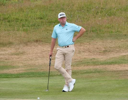 UK: The ISPS HANDA Senior Open Championship at King‚Äôs Course, Gleneagles, Scotland on 23 July 2026: Pictured: Jamie Donaldson (WAL) during the first round of the ISPS Handa Senior Open Championship 2026 Gleneagles King‚Äôs Course Scotland Scotland Copyright: xAlexxToddx