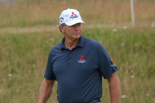 UK: The ISPS HANDA Senior Open Championship at King‚Äôs Course, Gleneagles, Scotland on 23 July 2026: Pictured: Retief Goosen (RSA) during the first round of the ISPS Handa Senior Open Championship 2026 Gleneagles King‚Äôs Course Scotland Scotland Copyright: xAlexxToddx
