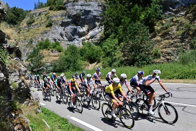 Tour de France 2026 Stage 18 ORCIERES-MERLETTE, FRANCE - JULY 23 : Pogacar Tadej (SLO) of UAE Team Emirates - XRG, Del Toro Isaac (MEX) of UAE Team Emirates - XRG during stage 18 of the 113rd edition of Tour de France an UCI World Tour 2.UWT cycling road race stage for Men Elite of 185 km with start in Voiron and finish in Orcieres-Merlette on July 23, 2026 in Orcieres-Merlette, France, 23 07 2026 Orcieres-Merlette France  Copyright: xPetexGodingx
