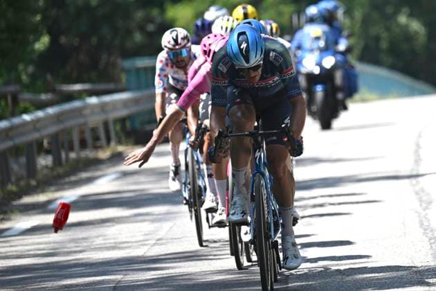 Tour de France 2026 Stage 18 ORCIERES-MERLETTE, FRANCE - JULY 23 : Vervaeke Louis (BEL) of Soudal Quick-Step during stage 18 of the 113rd edition of Tour de France an UCI World Tour 2.UWT cycling road race stage for Men Elite of 185 km with start in Voiron and finish in Orcieres-Merlette on July 23, 2026 in Orcieres-Merlette, France, 23 07 2026 Orcieres-Merlette France  Copyright: xPetexGodingx