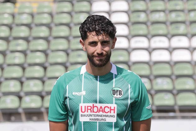 Deniz Hasan Yilmaz (VfB Luebeck) ; VfB Luebeck; RL Nord Portraettermin 2026 2027 *** Deniz Hasan Yilmaz, VfB Lübeck, VfB Lübeck, RL North, Photo Shoot 2026, 2027