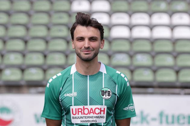 Dardan Karimani (VfB Luebeck) ; VfB Luebeck; RL Nord Portraettermin 2026 2027 *** Dardan Karimani, VfB Lübeck, VfB Lübeck, RL North, Photo Op 2026, 2027