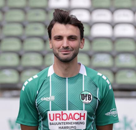 Dardan Karimani (VfB Luebeck) ; VfB Luebeck; RL Nord Portraettermin 2026 2027 *** Dardan Karimani, VfB Lübeck, VfB Lübeck, RL North, Photo Op 2026, 2027