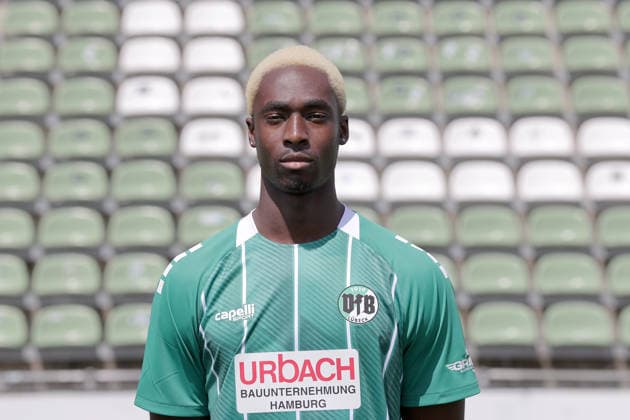 Emmanuel Ntsiakoh (VfB Luebeck) ; VfB Luebeck; RL Nord Portraettermin 2026 2027 *** Emmanuel Ntsiakoh, VfB Lübeck, VfB Lübeck, RL North, Photo Shoot 2026, 2027