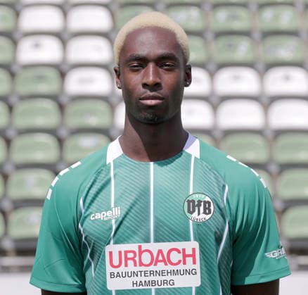Emmanuel Ntsiakoh (VfB Luebeck) ; VfB Luebeck; RL Nord Portraettermin 2026 2027 *** Emmanuel Ntsiakoh, VfB Lübeck, VfB Lübeck, RL North, Photo Shoot 2026, 2027