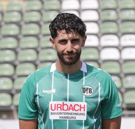 Deniz Hasan Yilmaz (VfB Luebeck) ; VfB Luebeck; RL Nord Portraettermin 2026 2027 *** Deniz Hasan Yilmaz, VfB Lübeck, VfB Lübeck, RL North, Photo Shoot 2026, 2027