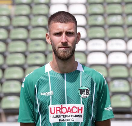 Selim Ajkic (VfB Luebeck) ; VfB Luebeck; RL Nord Portraettermin 2026 2027 *** Selim Ajkic, VfB Lübeck, VfB Lübeck, RL North, Photo Shoot 2026, 2027
