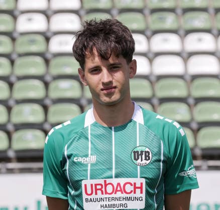 Lennard Heiduck (VfB Luebeck) ; VfB Luebeck; RL Nord Portraettermin 2026 2027 *** Lennard Heiduck, VfB Lübeck, VfB Lübeck, RL North, Photo Shoot 2026, 2027