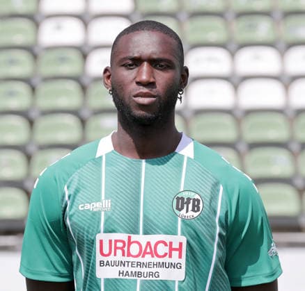 Daouda Beleme (VfB Luebeck) ; VfB Luebeck; RL Nord Portraettermin 2026 2027 *** Daouda Beleme, VfB Lübeck, VfB Lübeck, RL North, Photo Shoot 2026, 2027