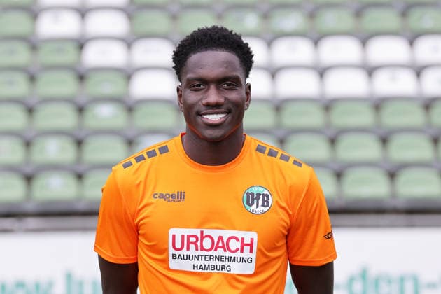 Torhueter Ismael Francios Bos (VfB Luebeck) ; VfB Luebeck; RL Nord Portraettermin 2026 2027 *** Goalkeeper Ismael Francios Bos, VfB Lübeck, VfB Lübeck, RL North, Photo Shoot 2026–2027