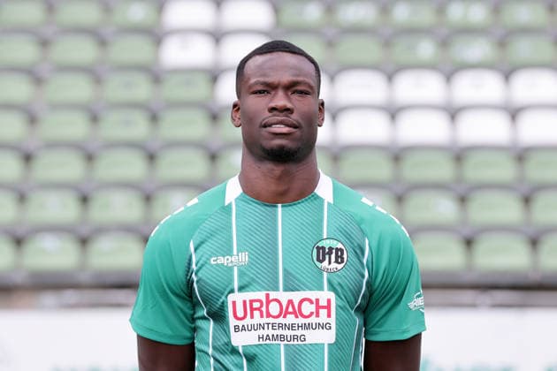 Joel Chinaemerem Amadi (VfB Luebeck) ; VfB Luebeck; RL Nord Portraettermin 2026 2027 *** Joel Chinaemerem Amadi VfB Lübeck VfB Lübeck RL North Photo Op 2026 2027