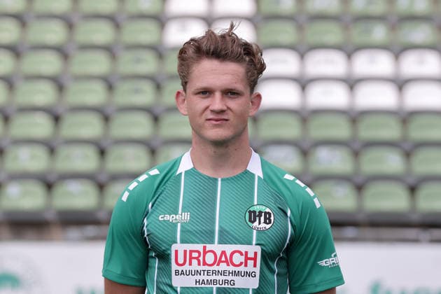 Torben Sachau (VfB Luebeck) ; VfB Luebeck; RL Nord Portraettermin 2026 2027 *** Torben Sachau, VfB Lübeck, VfB Lübeck, RL North, Photo Shoot 2026, 2027