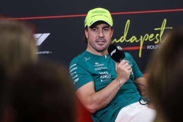Formula 1 AWS Hungarian Grand Prix 2026. Fernando Alonso (ESP) Aston Martin Aramco F1 Team, AMR26 during Formula 1 AWS Hungarian Grand Prix 2026. media day on July 23., 2026 in Hungaroring, Mogyorod, Hungary, Zsombor Toth Zsombor Toth Photography Mogyorod Hungaroring Pest Hungary Copyright: xZsomborxTothx