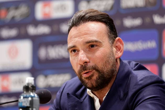 SSC Napoli preseason 2026-27 press conference, PK, Pressekonferenz Giovanni Manna during seventh day SSC Napoli s 2026-27 preseason training camp in val di sole in Trentino, Dimaro Folgarida July, 23 2026. _BPH3184 Copyright: xAntonioxBalascox