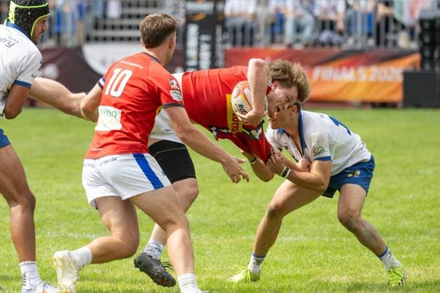 DM Finals 2026 in Hannover: Deutsche Meisterschaft im 7er-Rugby, Halbfinale Germania List gegen SC Neuenheim *** 2026 DM Finals in Hanover: German 7s Rugby Championship, Semifinal: Germania List vs. SC Neuenheim Copyright: xUdoxHerrmannx
