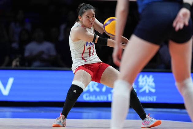 RECORD DATE NOT STATED Women s Volleyball Nations League (VNL) 2026 Finals - USA vs China Ni Feifan from team china at the Women s Volleyball Nations League (VNL) 2026 Finals USA vs China on July 23, 2026 in Macau. (Photo by Ellan Mad Nexpher Images) Macau