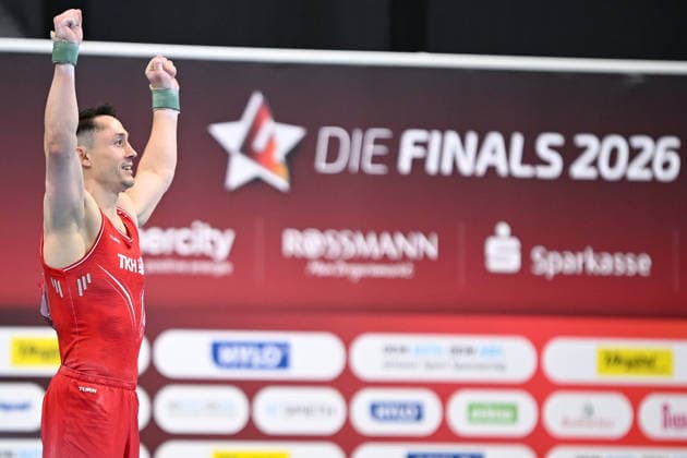 Andreas Toba (Turn-Klubb zu Hannover 1858) DIE FINALS 2026 - Deutsche Meisterschaften Geraeteturnen Mehrkampf Maenner, 23.07.2026 DIE FINALS 2026 - Deutsche Meisterschaften Geraeteturnen Mehrkampf Maenner, 23.07.2026 Hannover *** Andreas Toba Turn Klubb Hannover 1858 THE FINALS 2026 German Artistic Gymnastics Championships Men s All-Around, July 23, 2026 THE FINALS 2026 German Artistic Gymnastics Championships Men s All-Around, July 23, 2026, Hanover Copyright: xEibner-Pressefoto xHoepnerx EP_PHR