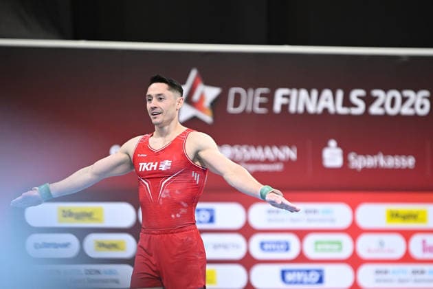Andreas Toba (Turn-Klubb zu Hannover 1858) DIE FINALS 2026 - Deutsche Meisterschaften Geraeteturnen Mehrkampf Maenner, 23.07.2026 DIE FINALS 2026 - Deutsche Meisterschaften Geraeteturnen Mehrkampf Maenner, 23.07.2026 Hannover *** Andreas Toba Turn Klubb Hannover 1858 THE FINALS 2026 German Artistic Gymnastics Championships Men s All-Around, July 23, 2026 THE FINALS 2026 German Artistic Gymnastics Championships Men s All-Around, July 23, 2026, Hanover Copyright: xEibner-Pressefoto xHoepnerx EP_PHR
