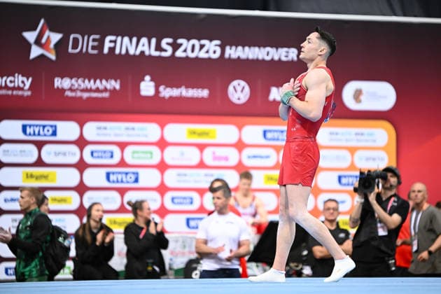 Andreas Toba (Turn-Klubb zu Hannover 1858) DIE FINALS 2026 - Deutsche Meisterschaften Geraeteturnen Mehrkampf Maenner, 23.07.2026 DIE FINALS 2026 - Deutsche Meisterschaften Geraeteturnen Mehrkampf Maenner, 23.07.2026 Hannover *** Andreas Toba Turn Klubb Hannover 1858 THE FINALS 2026 German Artistic Gymnastics Championships Men s All-Around, July 23, 2026 THE FINALS 2026 German Artistic Gymnastics Championships Men s All-Around, July 23, 2026, Hanover Copyright: xEibner-Pressefoto xHoepnerx EP_PHR
