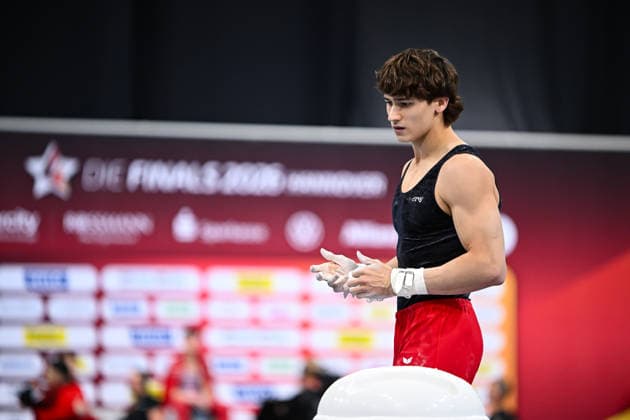 Timo Eder (MTV 1846 Ludwigsburg) DIE FINALS 2026 - Deutsche Meisterschaften Geraeteturnen Mehrkampf Maenner, 23.07.2026 DIE FINALS 2026 - Deutsche Meisterschaften Geraeteturnen Mehrkampf Maenner, 23.07.2026 Hannover *** Timo Eder MTV 1846 Ludwigsburg THE FINALS 2026 German Artistic Gymnastics Championships Men s All-Around, July 23, 2026 THE FINALS 2026 German Artistic Gymnastics Championships Men s All-Around, July 23, 2026, Hanover Copyright: xEibner-Pressefoto xHoepnerx EP_PHR