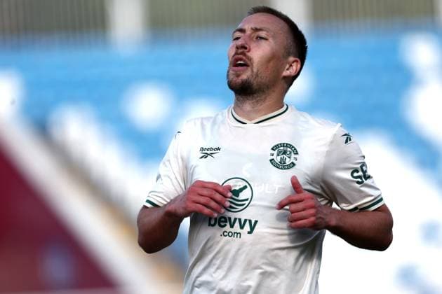 Felix Passlack of Hibernian shows a look of frustration Malisheva v Hibernian, UEFA Conference League, 2nd Qualifying Round, 1st Leg, Football, Liman Gegaj Stadium, Malisheva, Kosovo - 23 Jul 2026Malisheva Liman Gegaj Stadium Kosovo United Kingdom  Copyright: xNikolaxKrstic Shutterstockx 16999261au