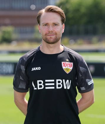 BAU Stuttgart ,Mischa Leibfarth ; VfB Stuttgart II ; 3.Liga; Porträttermin 2026 2027, *** BAU Stuttgart, Mischa Leibfarth, VfB Stuttgart II, 3rd Division, Photo Shoot 2026–2027,