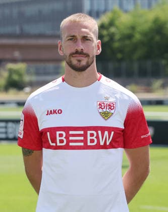 BAU Stuttgart , Dominik Nothnagel ; VfB Stuttgart II ; 3.Liga; Porträttermin 2026 2027, *** BAU Stuttgart, Dominik Nothnagel, VfB Stuttgart II, 3rd Division, Photo Shoot 2026–2027,