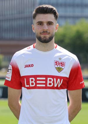 BAU Stuttgart , Eliot Bujupi; VfB Stuttgart II ; 3.Liga; Porträttermin 2026 2027, *** BAU Stuttgart, Eliot Bujupi, VfB Stuttgart II, 3rd Division, Photo Shoot 2026–2027,