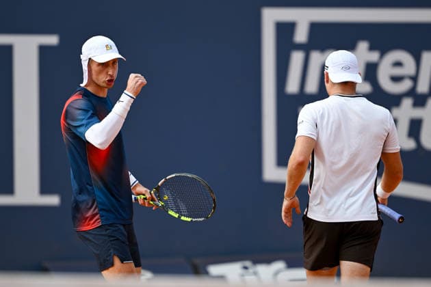 TENNIS - ATP, Tennis Herren Generali Open 2026 KITZBUEHEL,AUSTRIA,23.JUL.26 - TENNIS - ATP World Tour, Generali Open. Image shows the rejoicing of Marc Polmans (AUS).  GEPAxpictures xDanielxSchoenherr