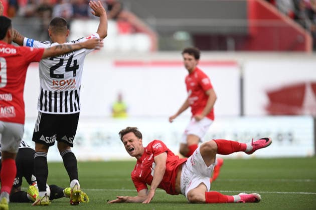Conference League - U Cluj vs SK Brann SK Brann Felix Horn Myhre reacts during the Conference League game between U Cluj and SK Brann, in Sfantu Gheorghe, Romania, July 23, 2026. Copyright: xAlexxNicodimx