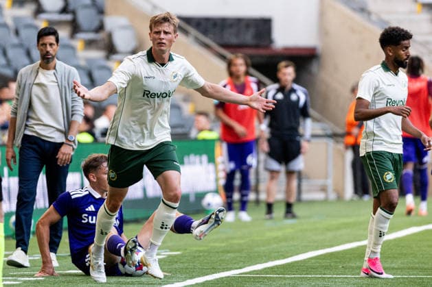 260723 Frederik Winther of Hammarby during the UEFA Europa League second qualifying round football match between Hammarby and Anderlecht on July 23, 2026 in Stockholm. Photo: Michael Campanella BILDBYRAN COP 313 KJ0354 fotboll football soccer fotball uefa europa league europa league kval qualifying round qualification hammarby anderlecht bbeng grappa33 *** July 23, 2026: Frederik Winther of Hammarby during the UEFA Europa League second qualifying round soccer match between Hammarby and Anderlecht on July 23, 2026 in Stockholm. Photo by Michael Campanella, BILDBYRAN COP 313 KJ0354. soccer, football, UEFA Europa League, Europa League qualifying round, qualification, Hammarby, Anderlecht, bbeng, grappa33  Copyright: MICHAELxCAMPANELLA BB260723MC012