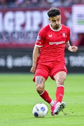 ENSCHEDE , 23-07-2026 , Stadium Grolsch Veste , season 2026 2027 , UEFA Europa League play-off football , match between FC Twente and Ferencvarosi , picture shows FC Twente player Stav Lemkin Twente - Ferencvarosi  x205167509x Copyright:
