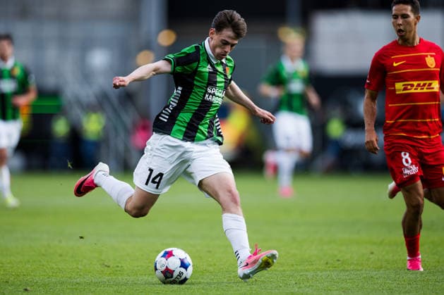 260723 Simon Jorgensen of GAIS during the UEFA Conference League qualification match between GAIS and FC Nordsjälland on July 23, 2026 in Göteborg. Photo: Michael Erichsen BILDBYRAN COP 89 MI1001 fotboll football soccer fotball uefa conference league conference league gais fc nordsjälland bbeng kval qualifying round qualification *** July 23, 2026: Simon Jorgensen of GAIS during the UEFA Conference League qualifying match between GAIS and FC Nordsjælland on July 23, 2026 in Gothenburg. Photo by Michael Erichsen, BILDBYRAN COP 89 MI1001. soccer, football, UEFA Conference League, GAIS, FC Nordsjälland, BBENG, qualifying round, qualification  Copyright: MICHAELxERICHSEN BB260723MI035