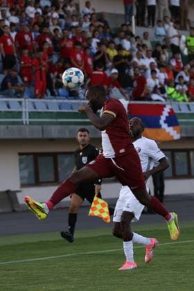 RECORD DATE NOT STATED UEFA Conference League 2026 27 Second Qualifying Round 1st Leg: FC Alashkert v CFR 1907 Cluj Aly Abeid during the UEFA Conference League 2026 27 Second Qualifying Round 1st Leg match between FC Alashkert and CFR 1907 Cluj at FFA Academy Stadium in Yerevan, Armenia on July 23, 2026