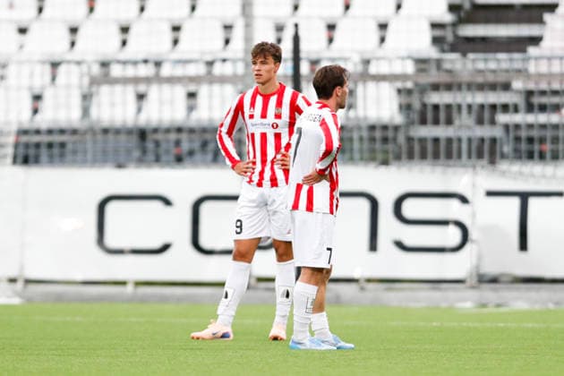 Europaligaen menn, 2. kvalifiseringsrunde 1. kamp 2026: Tromso - Hradec KralovÃ Tromso 20260723. Tromsos Lars Olden Larsen etter kampen i Europaligaen i fotball mellom Tromso og Hradec KralovÃ pa Romssa Arena. Foto: Rune Stoltz Bertinussen NTB Tromso Norge EDITORIAL USE ONLY. RESTRICTED USE FOR BETTING COMPANIES Ref:_SPOy-F06rk8qRY.jpg *** Men s Europa League, 2nd Qualifying Round, Match 1, 2026, Tromsø vs. Hradec Králové, Tromsø, July 23, 2026. Tromsø’s Lars Olden Larsen after the Europa League soccer match between Tromsø and Hradec Králové at Romssa Arena. Photo: Rune Stoltz Bertinussen, NTB, Tromsø, Norway. EDITORIAL USE ONLY. RESTRICTED USE FOR BETTING COMPANIES  Copyright: xRunexStoltzxBertinussenx xNTBx