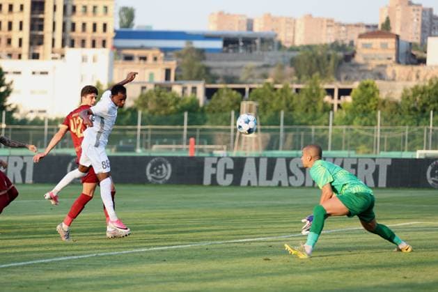 RECORD DATE NOT STATED UEFA Conference League 2026 27 Second Qualifying Round 1st Leg: FC Alashkert v CFR 1907 Cluj Rafael Jesus during the UEFA Conference League 2026 27 Second Qualifying Round 1st Leg match between FC Alashkert and CFR 1907 Cluj at FFA Academy Stadium in Yerevan, Armenia on July 23, 2026
