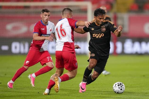 NOVI SAD , 23-07-2026 , Karadjordje Stadium , season 2026 2027 , UEFA Conference League play-off football , Match between FK Vojvodina and Ajax , picture shows Ajax player Owen Wijndal FK Vojvodina - Ajax  x205168725x Copyright: