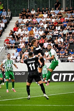 23 07 2026, Lugano, AIL Arena, Conference League: FC Lugano - KF Dukagjini, 91 Kevin Behrens (Lugano) in action Lugano AIL Arena Ticino Switzerland *** July 23, 2026, Lugano, AIL Arena, Conference League: FC Lugano vs. KF Dukagjini, 91 Kevin Behrens, Lugano in action, Lugano AIL Arena, Ticino, Switzerland Copyright: xJustPictures.ch AndreaxBrancax jp-en-AnBr-AB_23072026_7765