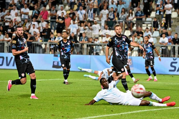 RIJEKA, CROATIA - JULY 23: During the UEFA Conference League QR-2 first match between Rijeka (CRO) and Derry City (IRL) at Stadium Rujevica, Rijeka on July 23, 2026 in Rijeka, Croatia. (Photo by Igor Kupljenik Sports Press Photo).  Copyright: xIgorxKupljenikx xSPPx Sportspressphoto_SPR195233