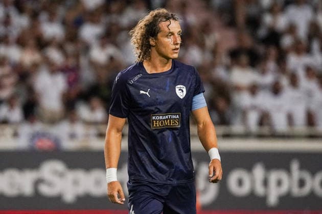 UEFA Europa League Qualifikation 2026 2027 - 2. Runde, 23.07.2027 - HNK Hajduk Split (Kroatien) vs. Pafos FC (Zypern) - Stadion Poljud (Split, Kroatien); David Luiz (Pafos) *** UEFA Europa League Qualifying Round 2, 2026–2027, July 23, 2027: HNK Hajduk Split (Croatia) vs. Pafos FC (Cyprus) at Poljud Stadium, Split, Croatia; David Luiz (Pafos) Copyright: xLUKAxKOLANOVICx