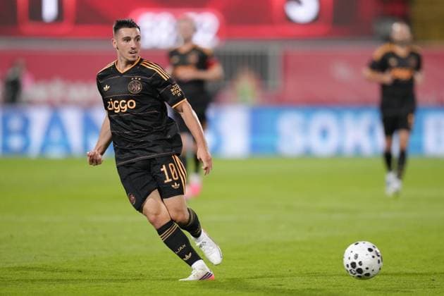 NOVI SAD , 23-07-2026 , Karadjordje Stadium , season 2026 2027 , UEFA Conference League play-off football , Match between FK Vojvodina and Ajax , picture shows Ajax player Oscar Gloukh FK Vojvodina - Ajax  x205169394x Copyright: