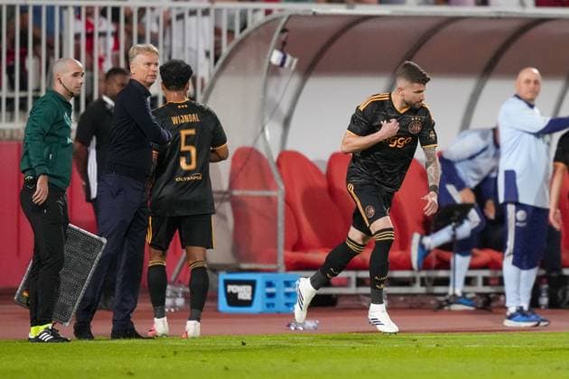 NOVI SAD , 23-07-2026 , Karadjordje Stadium , season 2026 2027 , UEFA Conference League play-off football , Match between FK Vojvodina and Ajax , picture shows Ajax player Caio Henrique debut FK Vojvodina - Ajax  x205169406x Copyright: