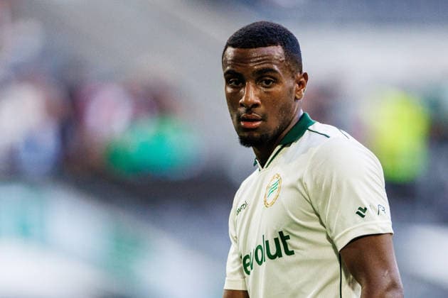 260723 Paulos Abraham of Hammarby during the UEFA Europa League second qualifying round football match between Hammarby and Anderlecht on July 23, 2026 in Stockholm. Photo: Kenta Jönsson BILDBYRAN COP 210 KJ0354 fotboll football soccer fotball uefa europa league europa league kval qualifying round qualification hammarby anderlecht bbeng grappa33 *** July 23, 2026: Paulos Abraham of Hammarby during the UEFA Europa League second qualifying round soccer match between Hammarby and Anderlecht on July 23, 2026 in Stockholm. Photo by Kenta Jönsson, BILDBYRAN COP 210 KJ0354. soccer, football, UEFA Europa League, Europa League qualifying round, Hammarby, Anderlecht, bbeng, grappa33  Copyright: KENTAxJÖNSSON BB260723KJ090