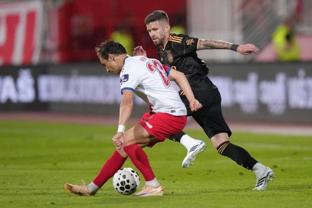 NOVI SAD , 23-07-2026 , Karadjordje Stadium , season 2026 2027 , UEFA Conference League play-off football , Match between FK Vojvodina and Ajax , picture shows Ajax player Caio Henrique FK Vojvodina - Ajax  x205169433x Copyright: