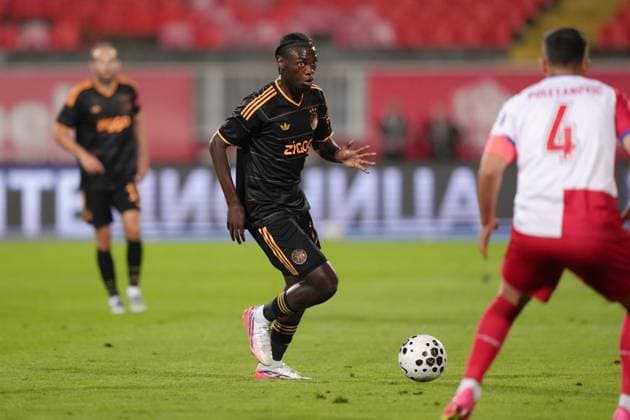 NOVI SAD , 23-07-2026 , Karadjordje Stadium , season 2026 2027 , UEFA Conference League play-off football , Match between FK Vojvodina and Ajax , picture shows Ajax player Jorthy Mokio FK Vojvodina - Ajax  x205169435x Copyright: