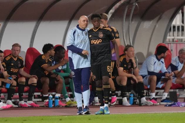 NOVI SAD , 23-07-2026 , Karadjordje Stadium , season 2026 2027 , UEFA Conference League play-off football , Match between FK Vojvodina and Ajax , picture shows Ajax player Mohamed Abdalla debuting FK Vojvodina - Ajax  x205169471x Copyright: