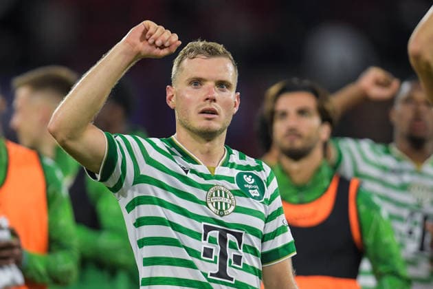 2026-07-23 FC Twente v Ferencvaros FC - UEFA Europa League ENSCHEDE, NETHERLANDS - JULY 23: Philippe Rommens of Ferencvaros TC during the UEFA Europa League match between FC Twente and Ferencvaros FC at De Grolsch Veste on July 23, 2026 in Enschede, Netherlands. Enschede De Grolsch Veste Netherlands Content not available for redistribution in The Netherlands directly or indirectly through any third parties. Copyright: xDennisxBresserx
