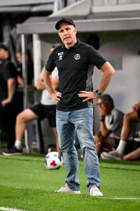 23 07 2026, Lugano, AIL Arena, Conference League: FC Lugano - KF Dukagjini, head coach Mattia Croci-Torti (Lugano) Lugano AIL Arena Ticino Switzerland *** July 23, 2026, Lugano, AIL Arena, Conference League: FC Lugano vs. KF Dukagjini, Head Coach Mattia Croci Torti, Lugano, AIL Arena, Ticino, Switzerland Copyright: xJustPictures.ch AndreaxBrancax jp-en-AnBr-AB_23072026_4941